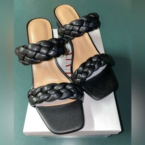 Beautiful Heel Sandals By Dune. Brand New In Box. NWT Size-5.5 Braided